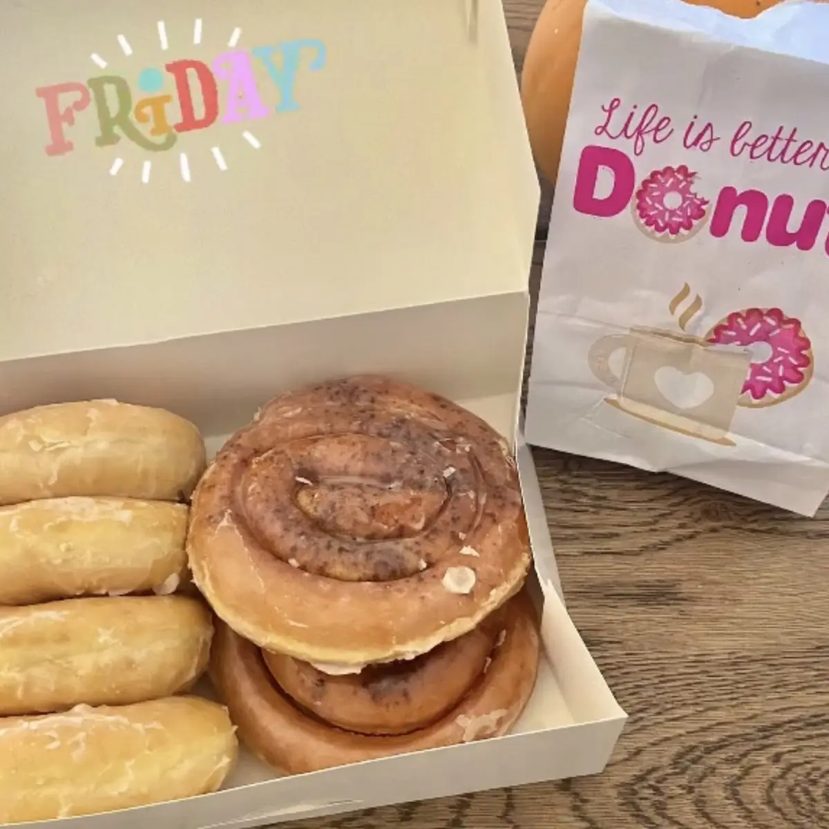 Cinnamon Rolls and Glazed Donuts