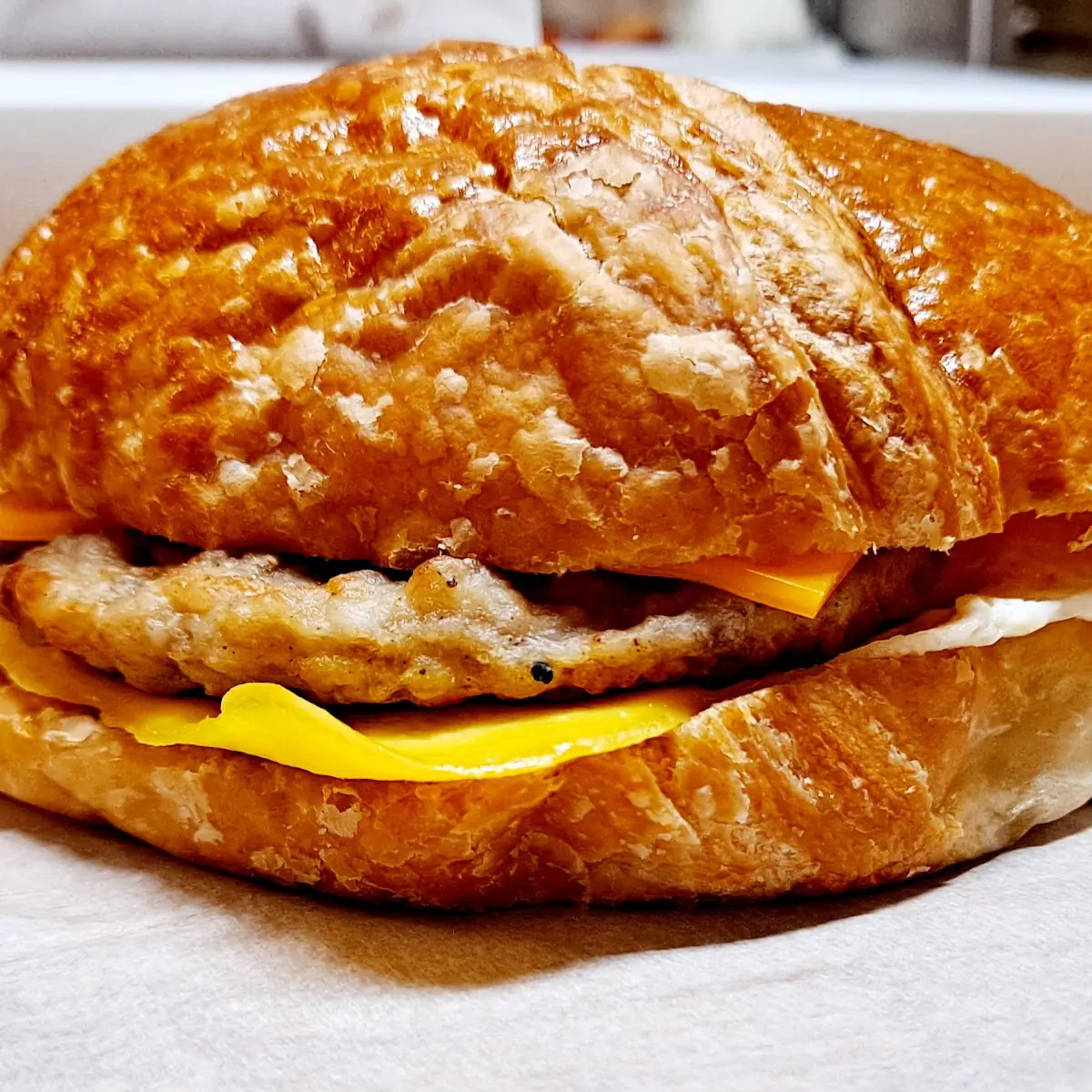 Croissant Sausage Egg & Cheese