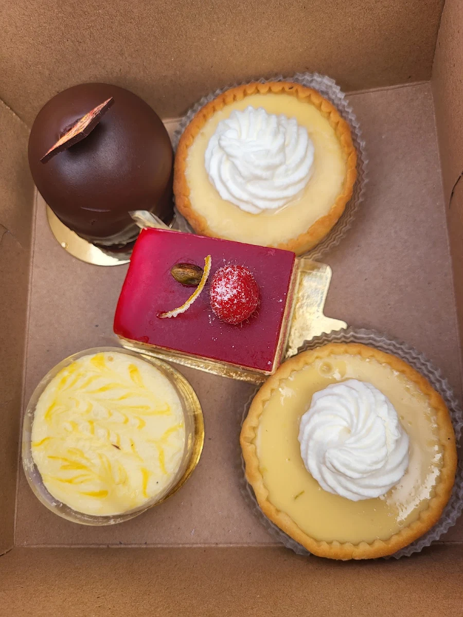 Passion Fruit Cheesecake Key Lime Tarts Praline Dome