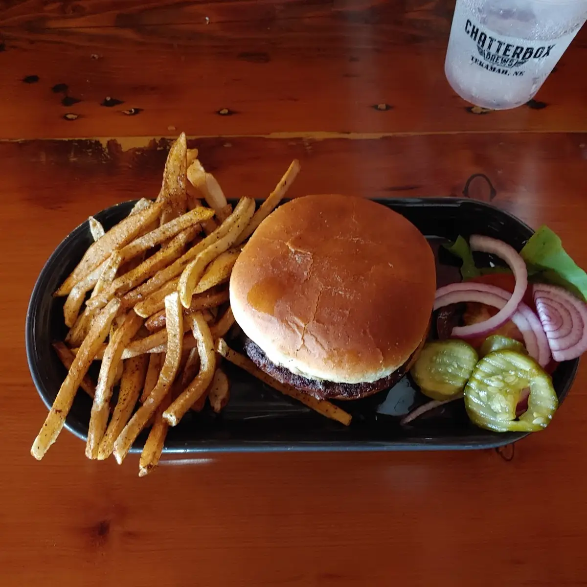 Burger and Fries