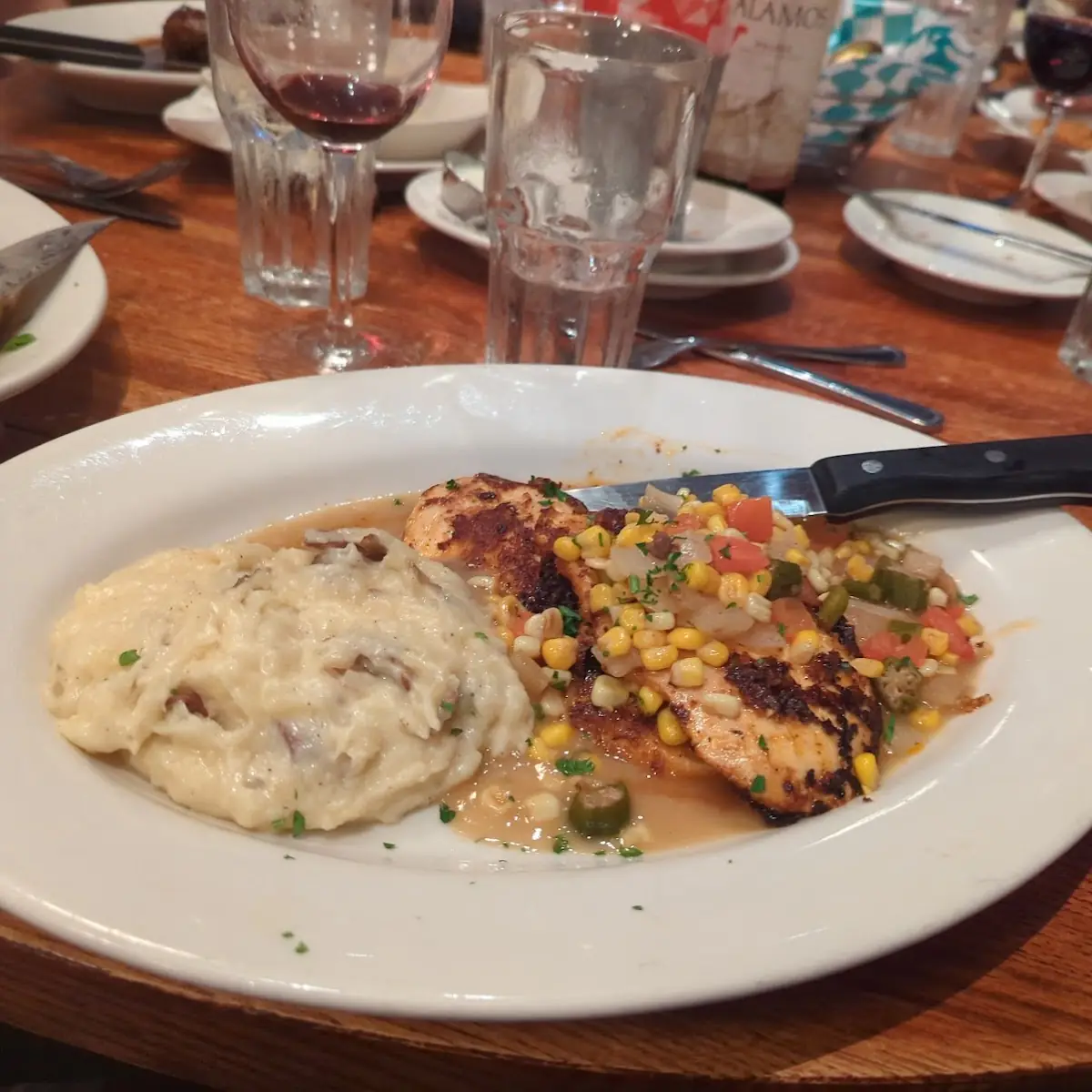 Side Loaded Mashed Potato