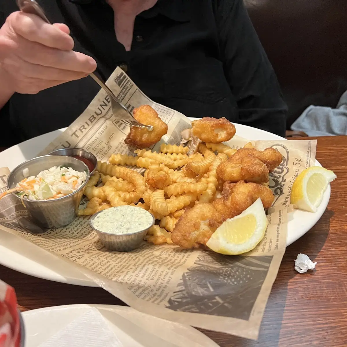 Walleye Fish and Chips