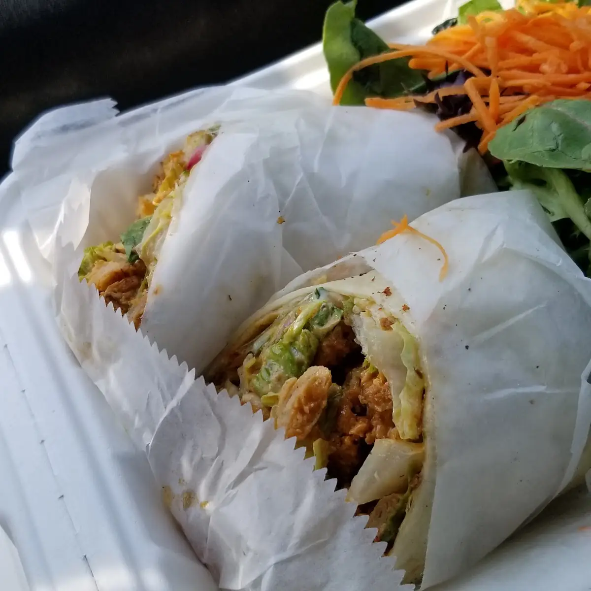 Crispy Vegan Chicken Wrap