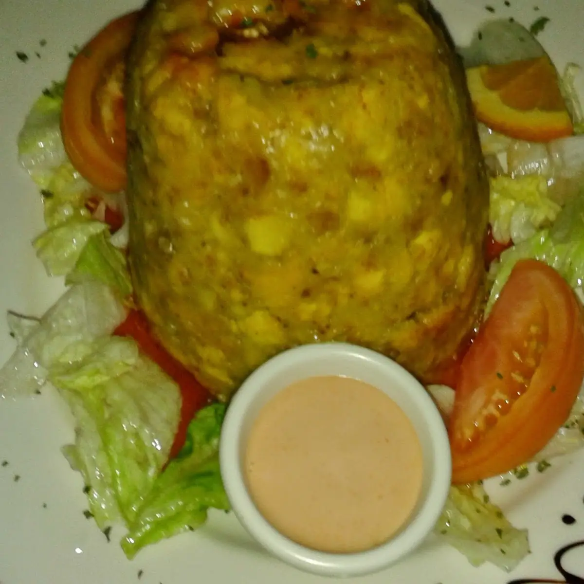 Mofongo Relleno de Mariscos