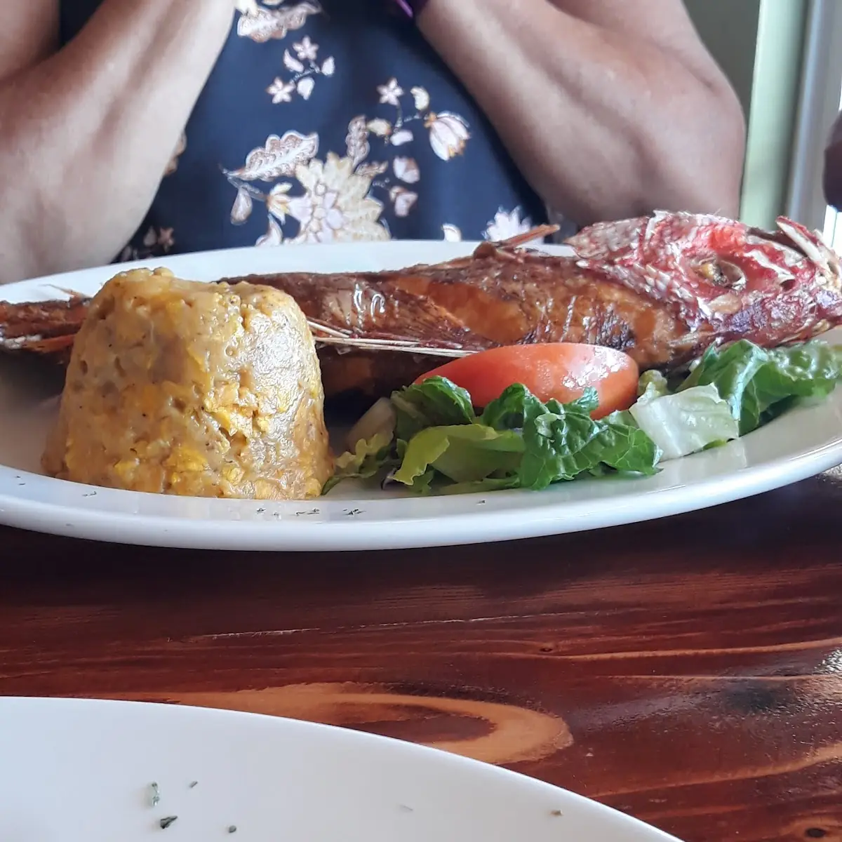 Red Snapper with Mofongo