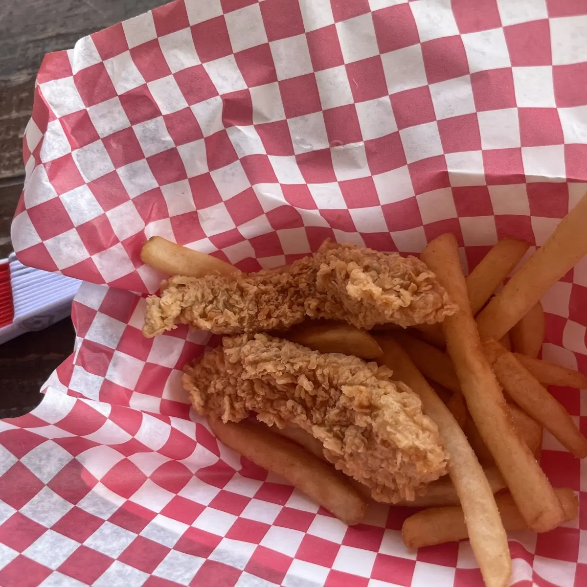 Hand Breaded Chicken Tenders & Fries