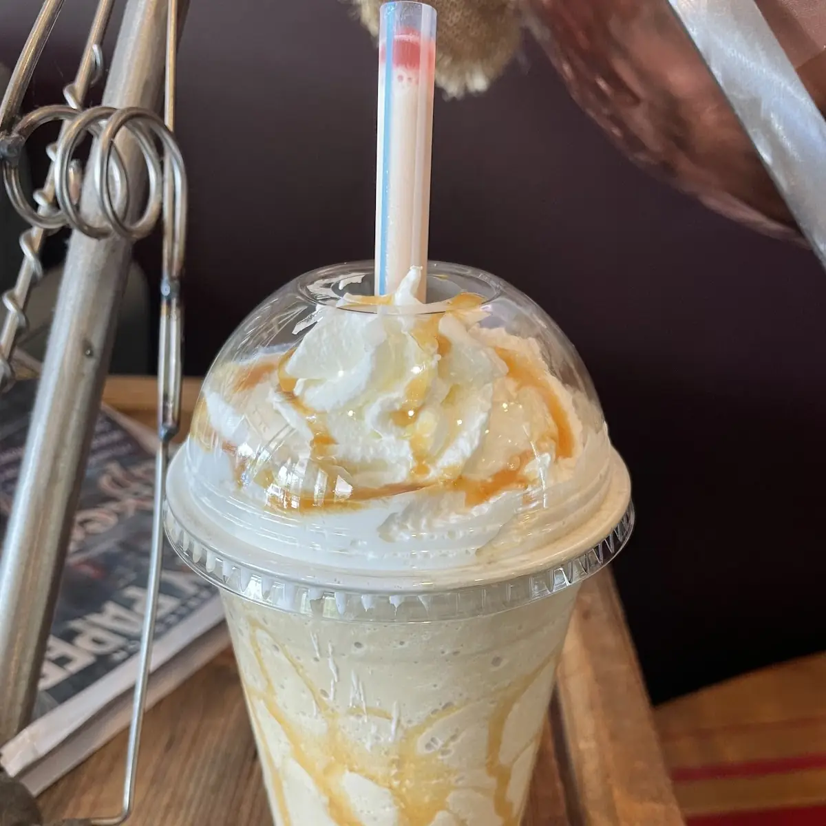 Caramel Frappe Strawberry Bubbles