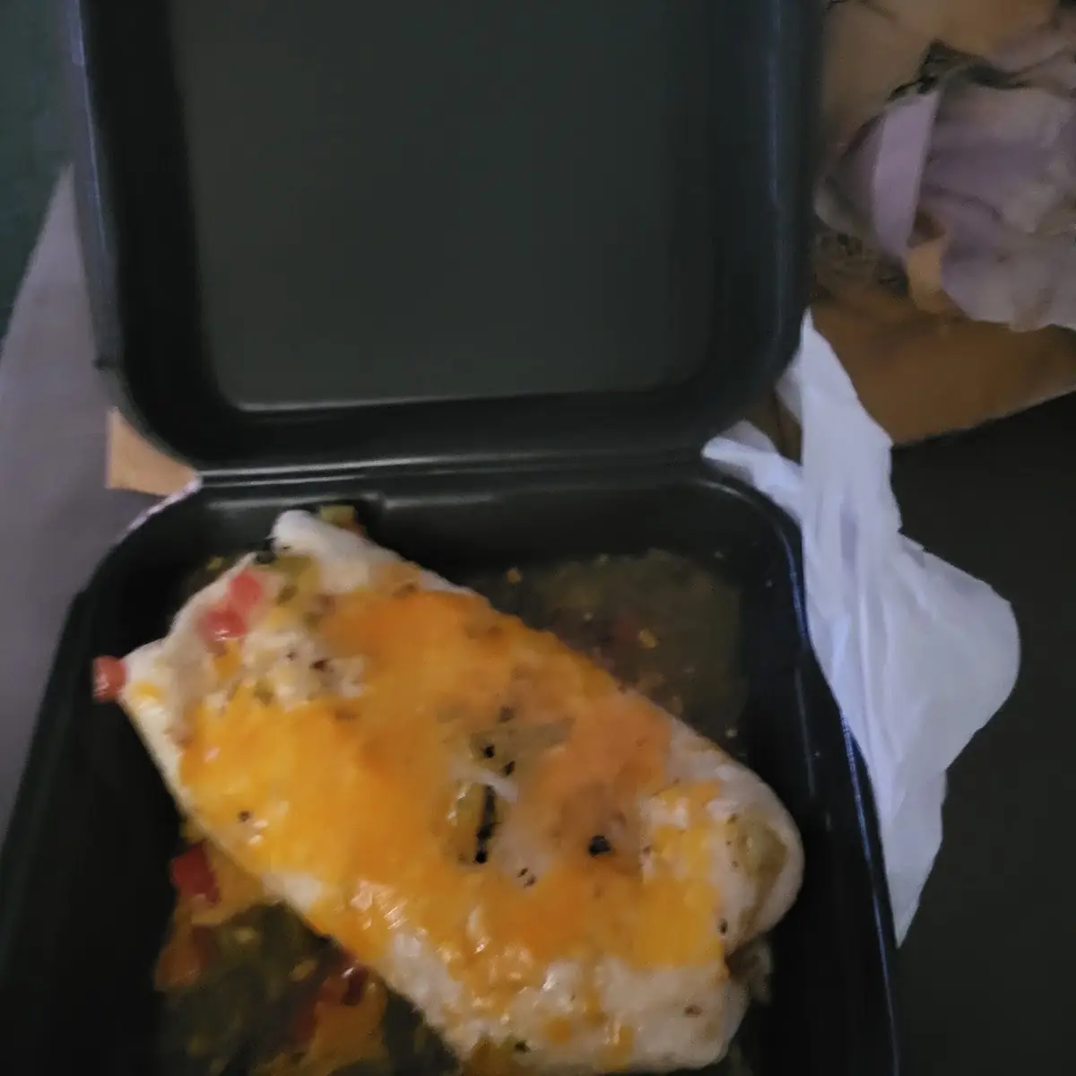 Corned Beef Hash Breakfast Burrito with Green Chile