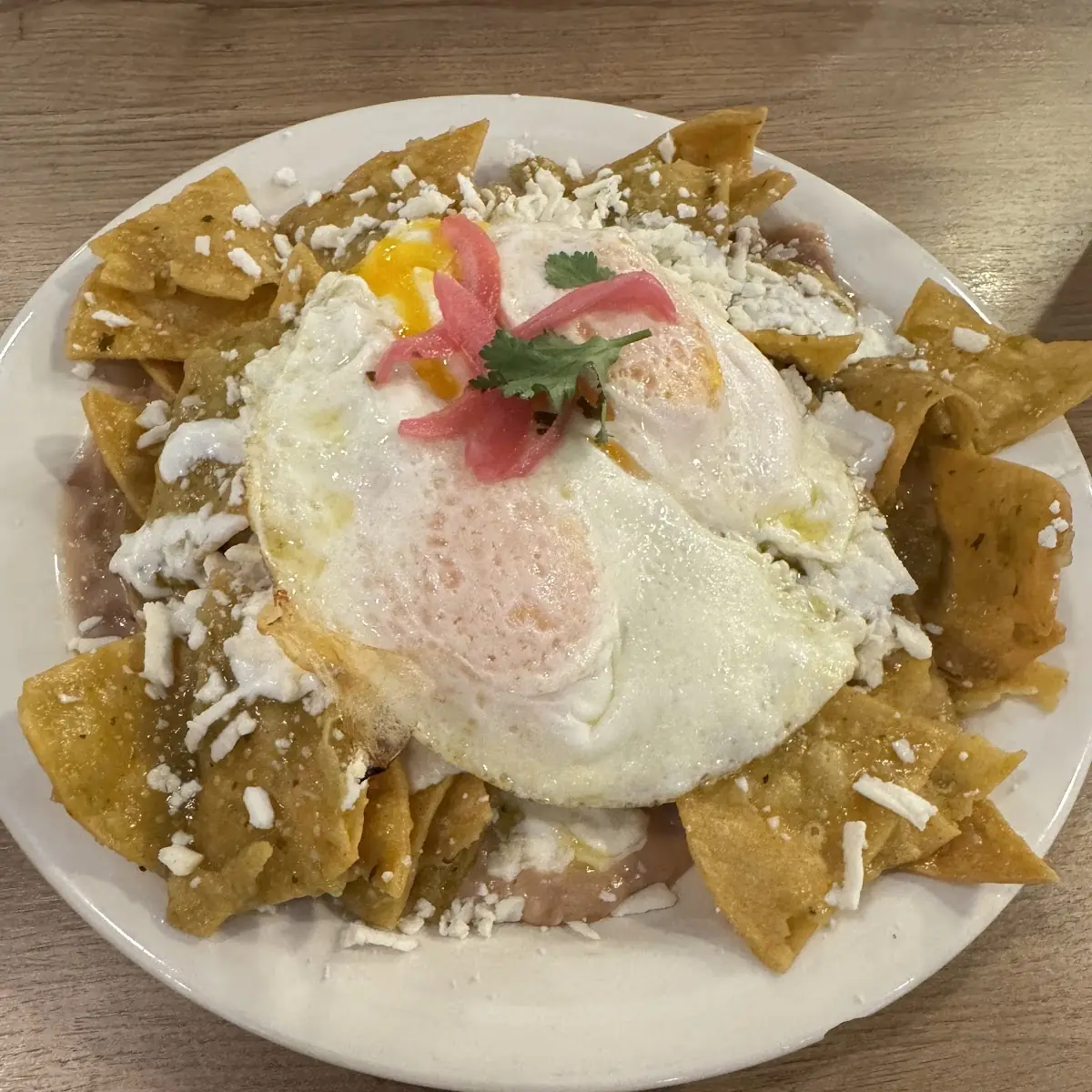 Green Chilaquiles Verdes