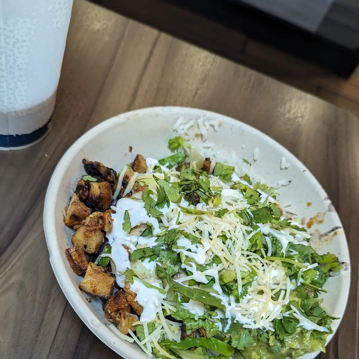 Chicken Double Protein Bowl Drink