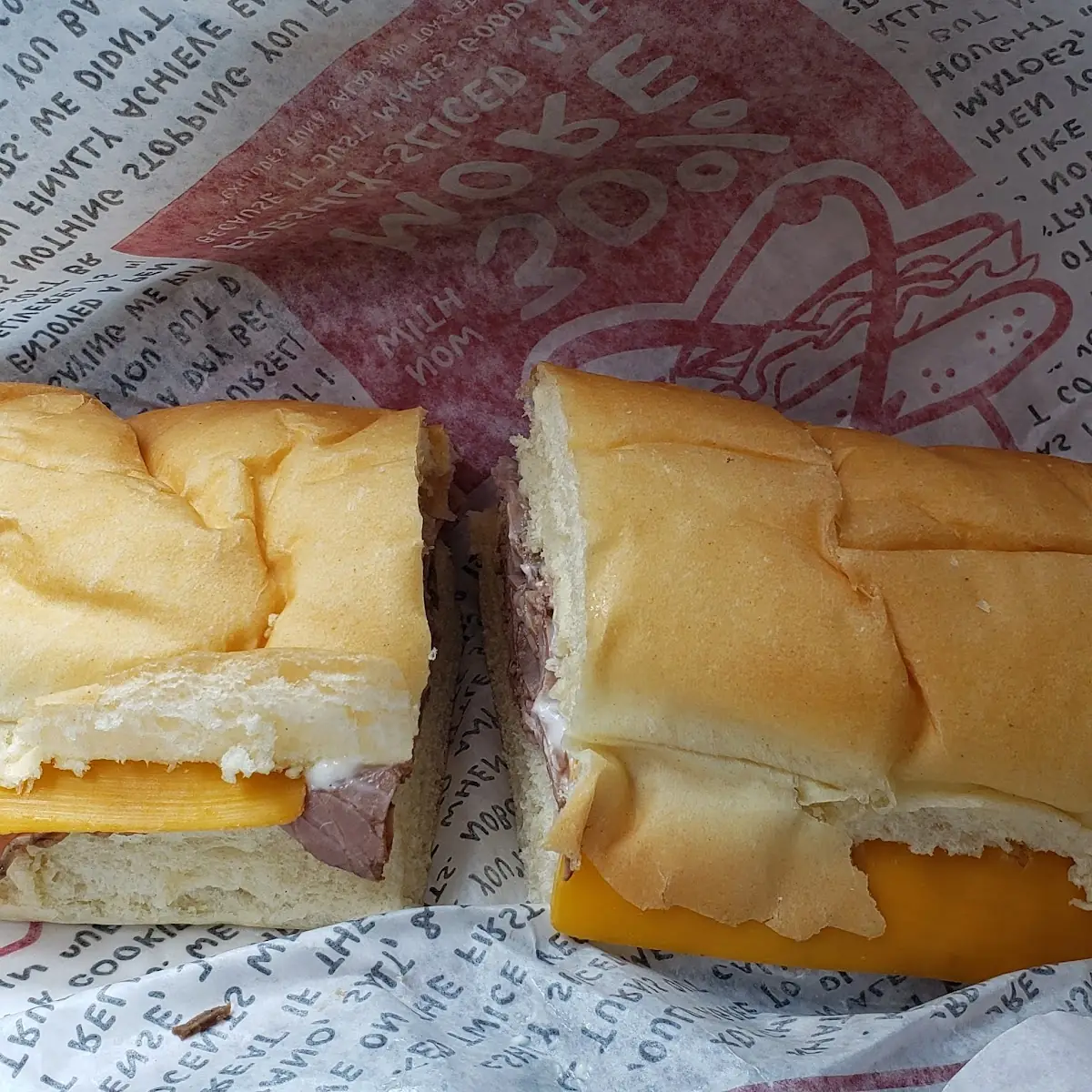 Roast Beef and Cheddar Cheese Sub