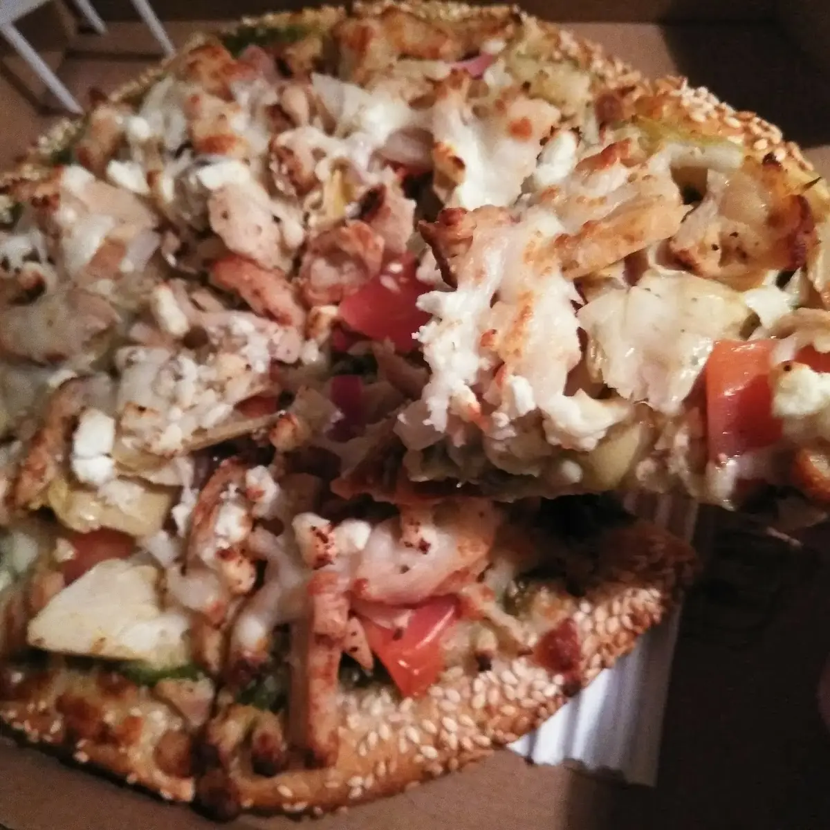 Chicken Pesto Pizza