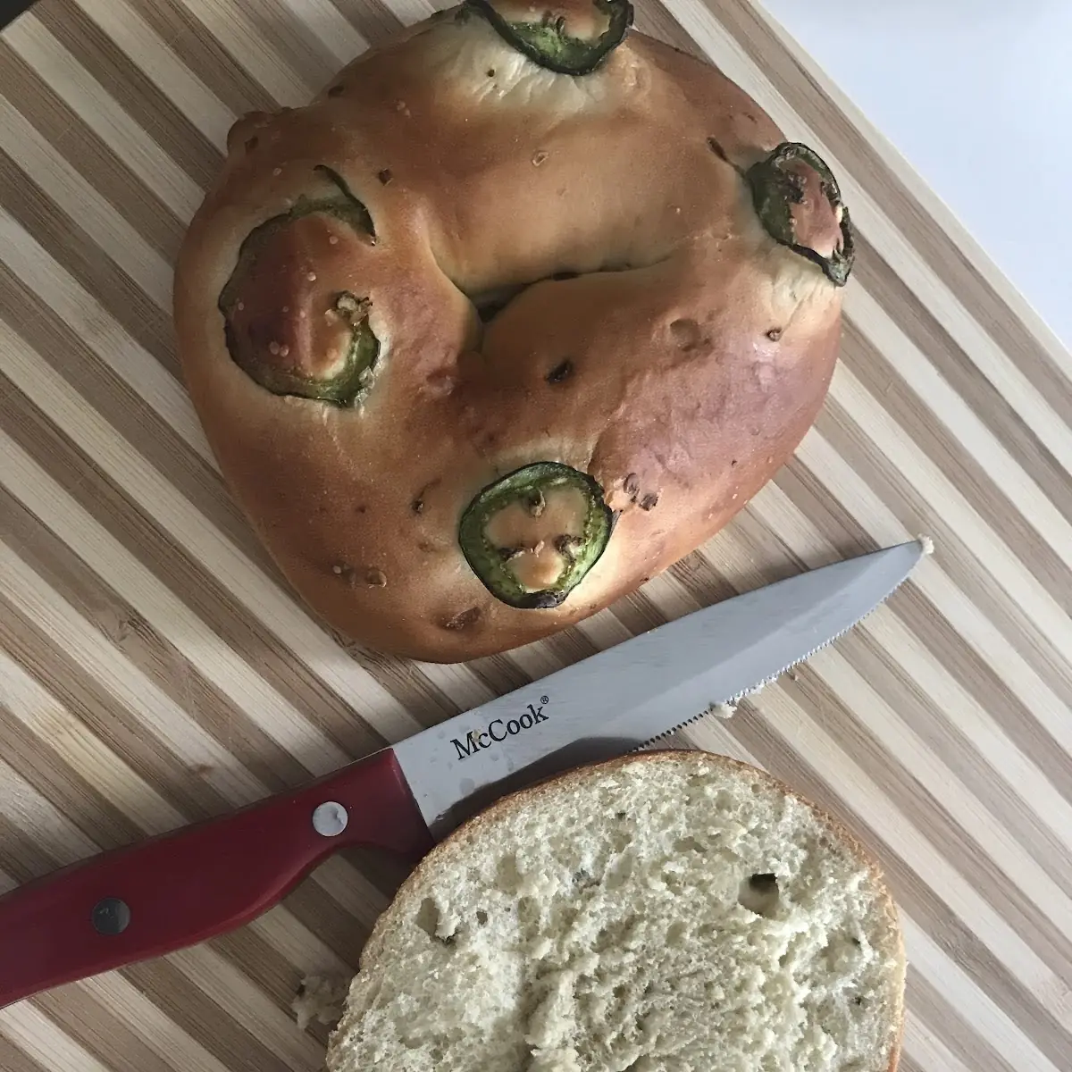 Jalapenos Bagel
