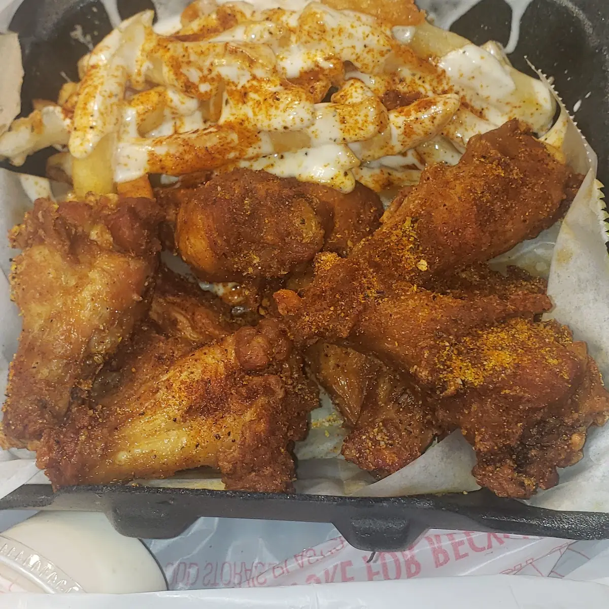 Dry Rub Lemon Pepper Wings Combo