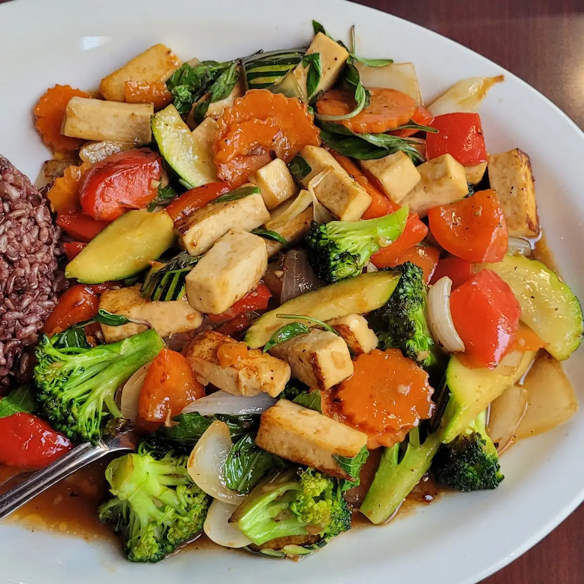 Basil with Tofu