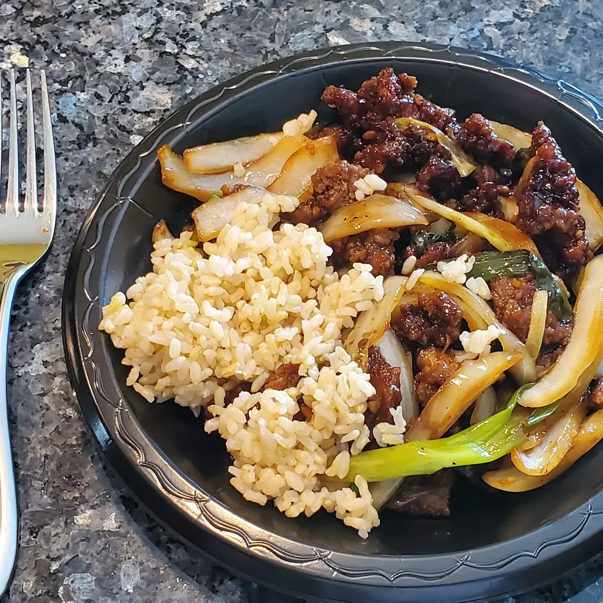 Mongolian Beef with Brown Rice