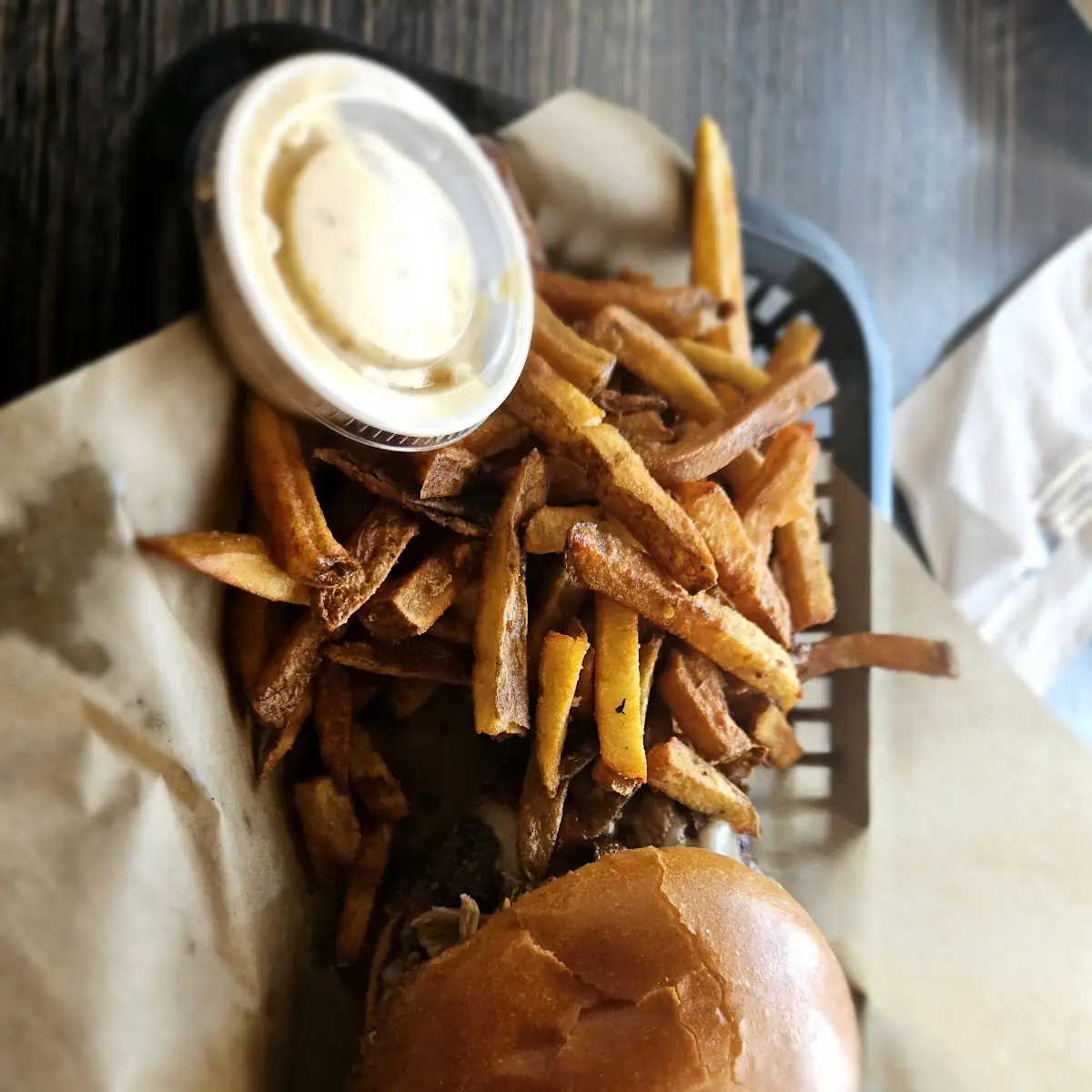 BBQ Pulled Pork & Bacon Burger