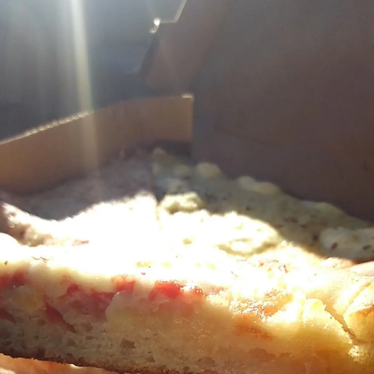 Pan Pizza by the Slice of Cheese