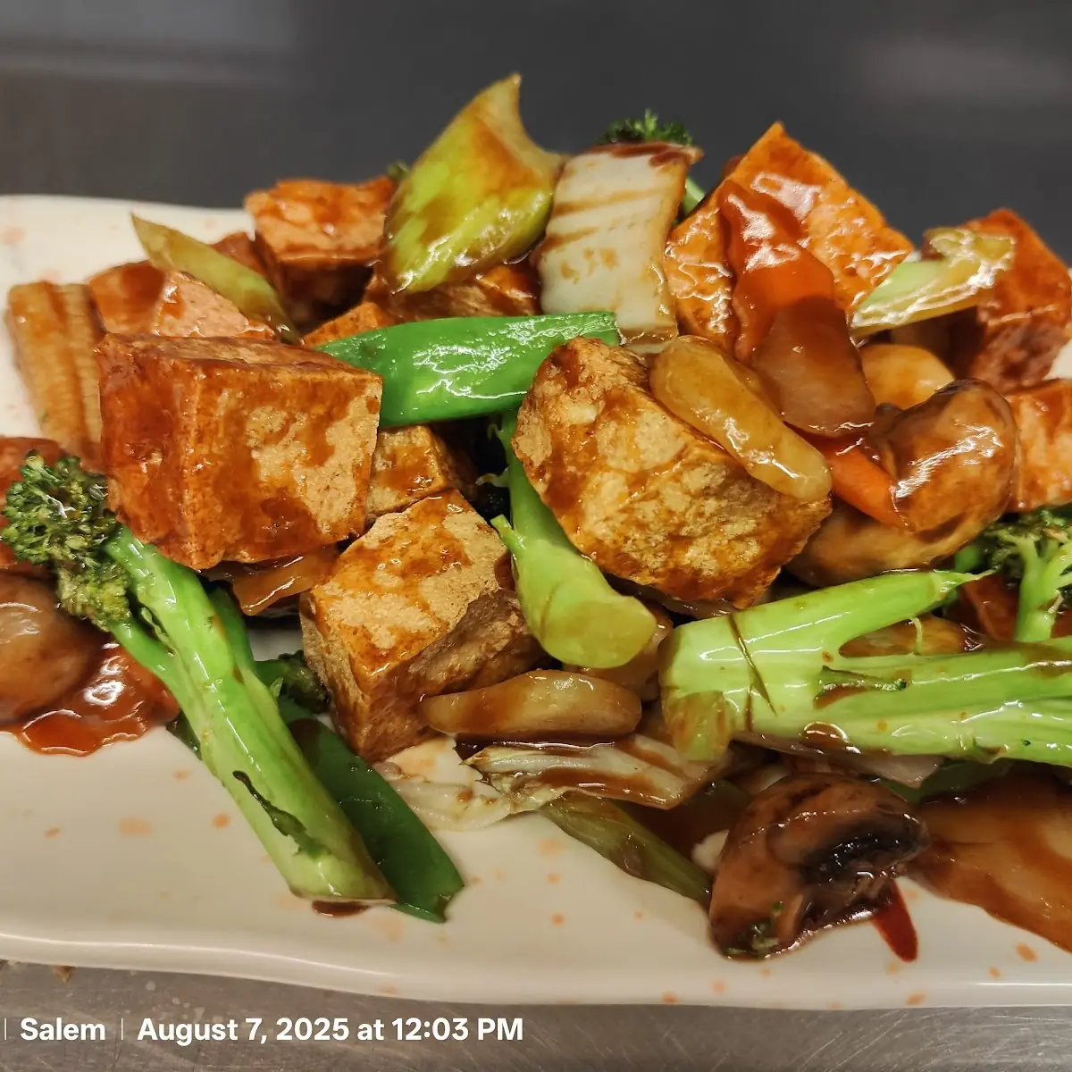 Tofu with Mixed Vegetable