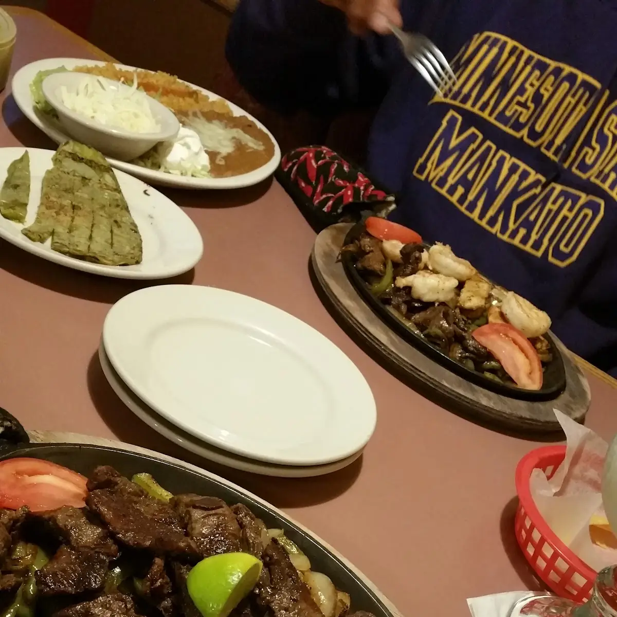 Shrimp & Steak Fajitas