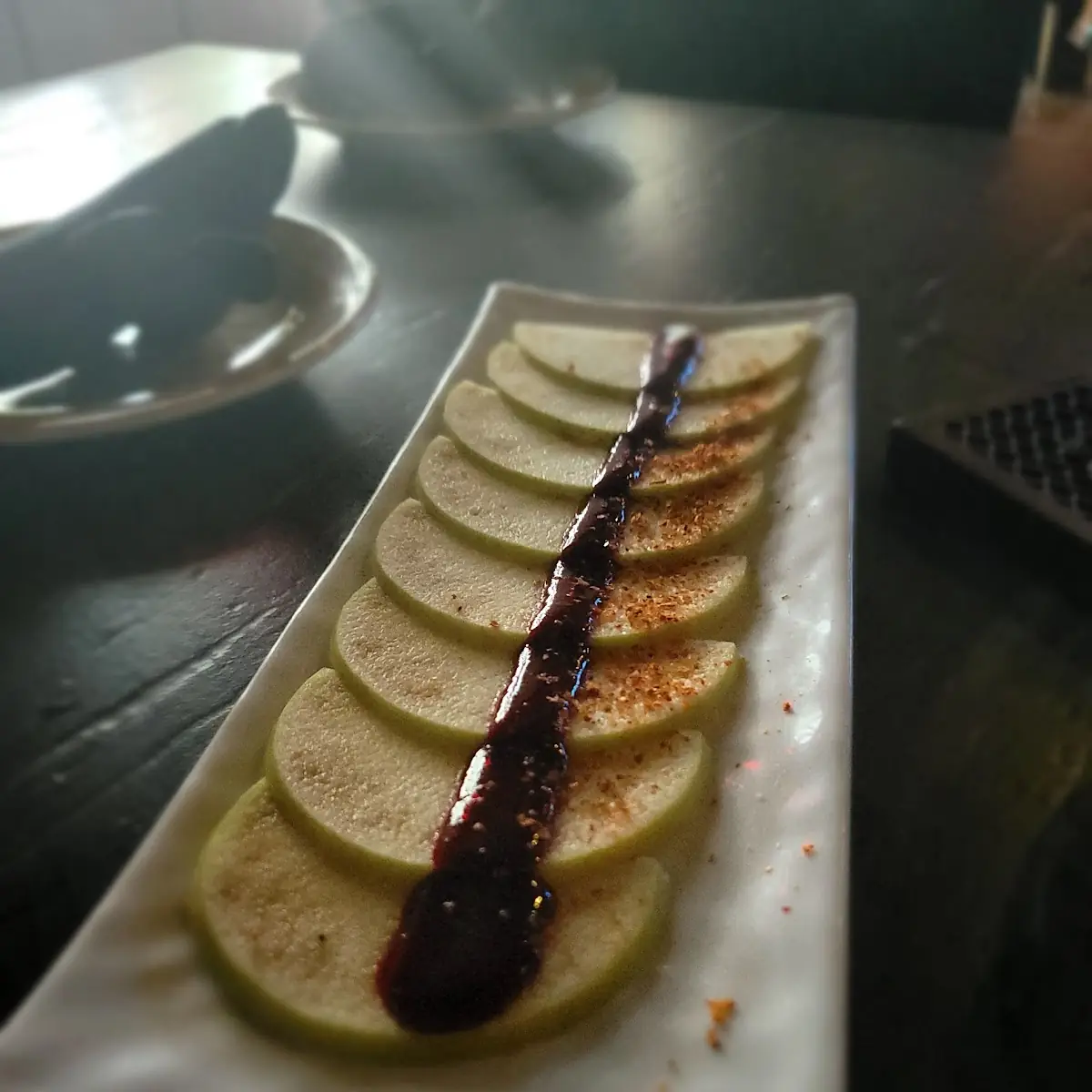 Apple Slices with Chamoy and Tajin