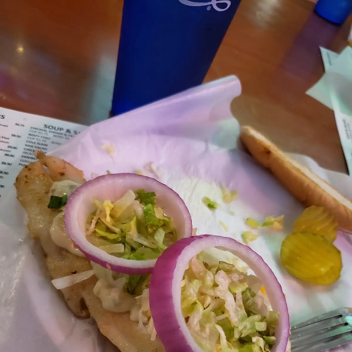 Grilled Fish Sandwich