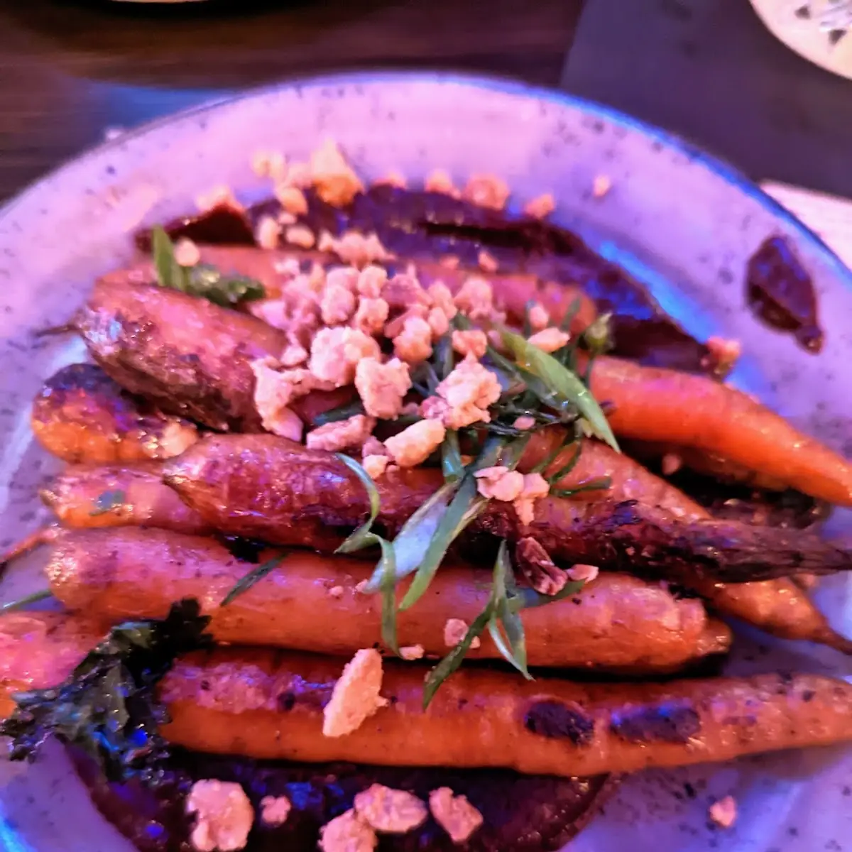 Braised Carrots with a Molé Sauce