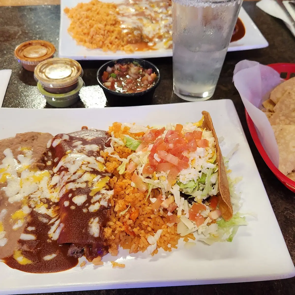 3 Item Combo Enchilada Chile Relleno Beef Taco