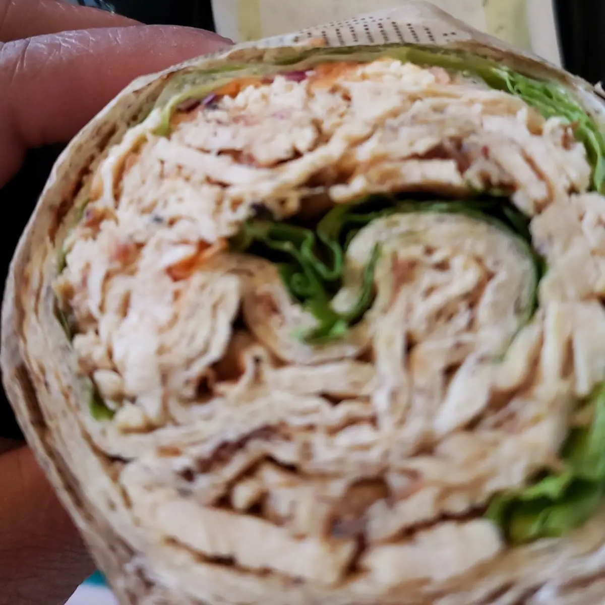 Grilled Cool Wrap w Avocado Lime Ranch Dressing