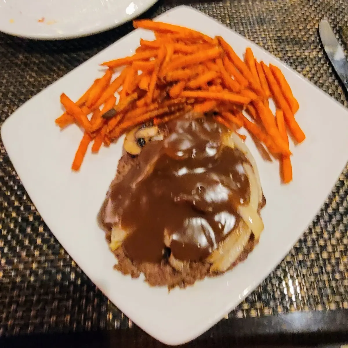 Patty with Brown Gravy