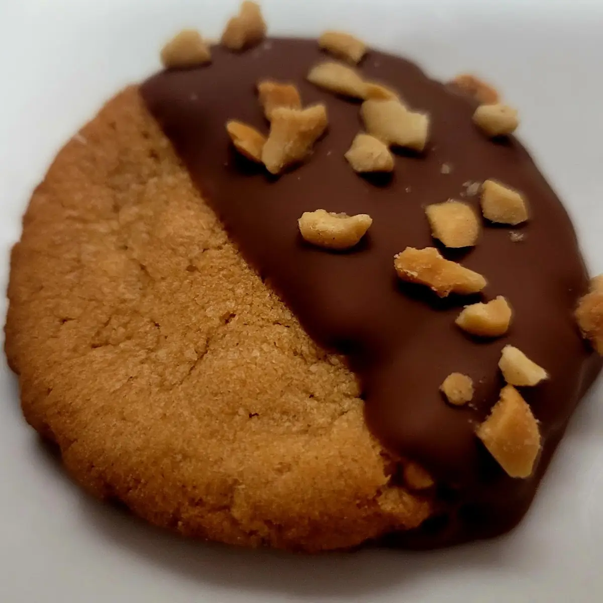 Milk Chocolate Dipped Peanut Butter Cookies