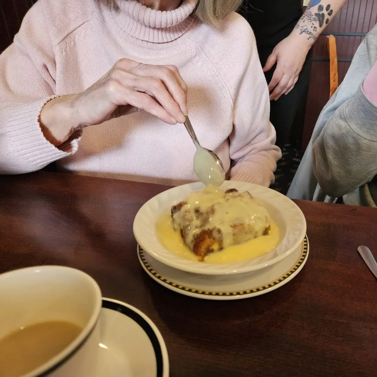 Bread Pudding with Anglaise