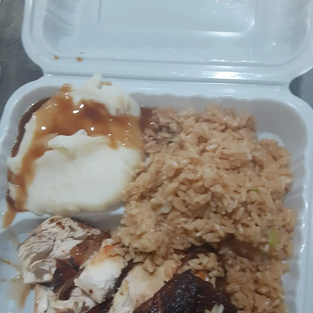 Chicken Brown Rice Mashed Potatoes