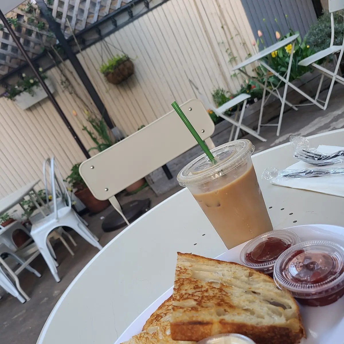 Sourdough Bread with Jam