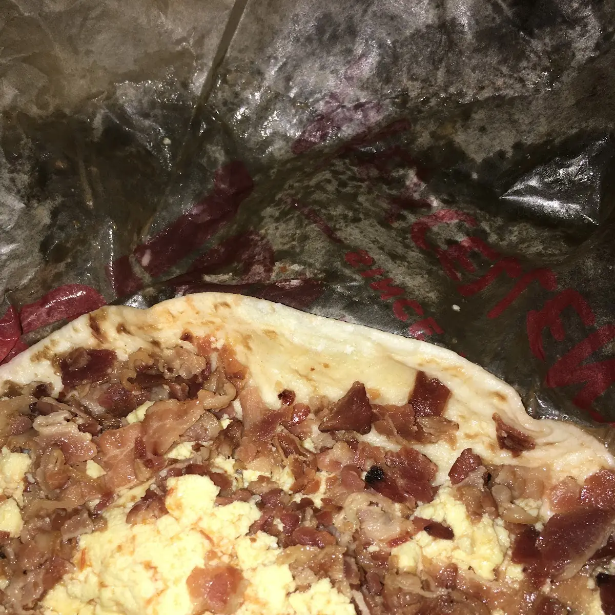 Bacon Breakfast Burrito