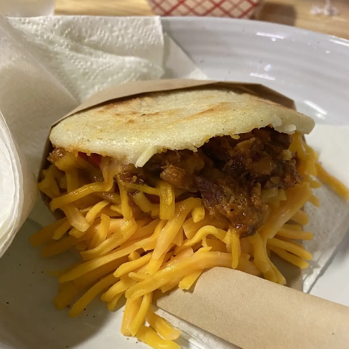 Arepa with Pork Belly