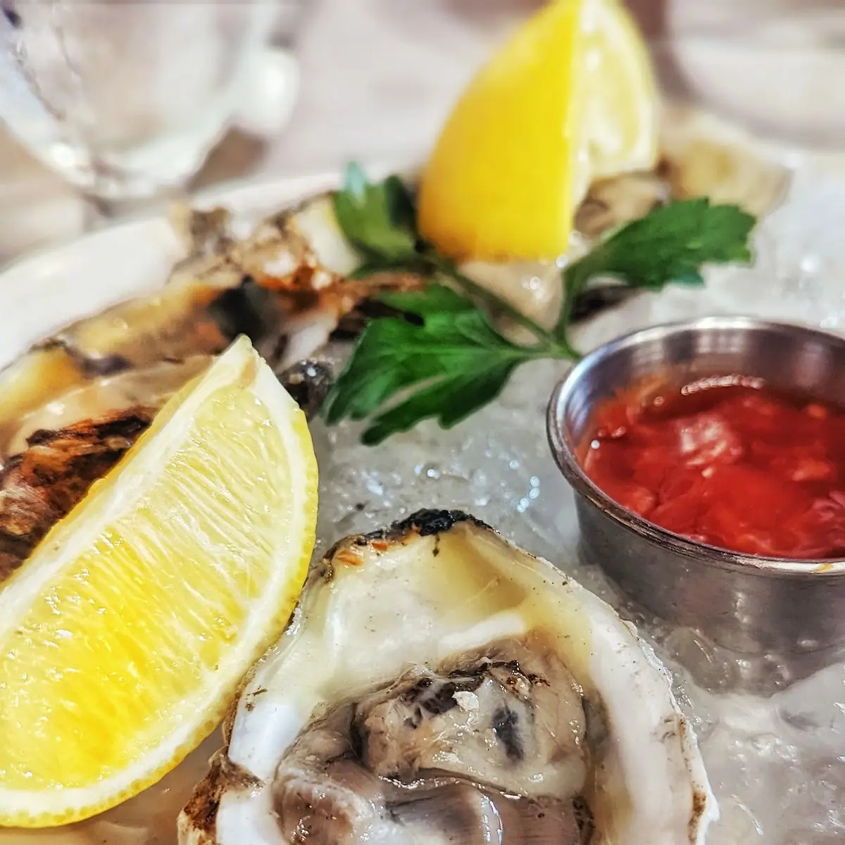 Clams on Half Shell