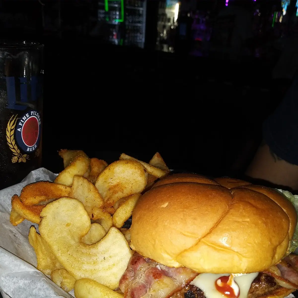 Bacon Swiss Burger