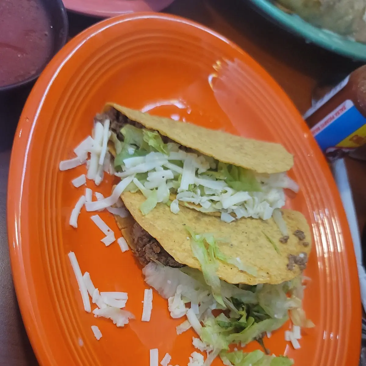 2 Beef Crunchy Tacos a La Carte