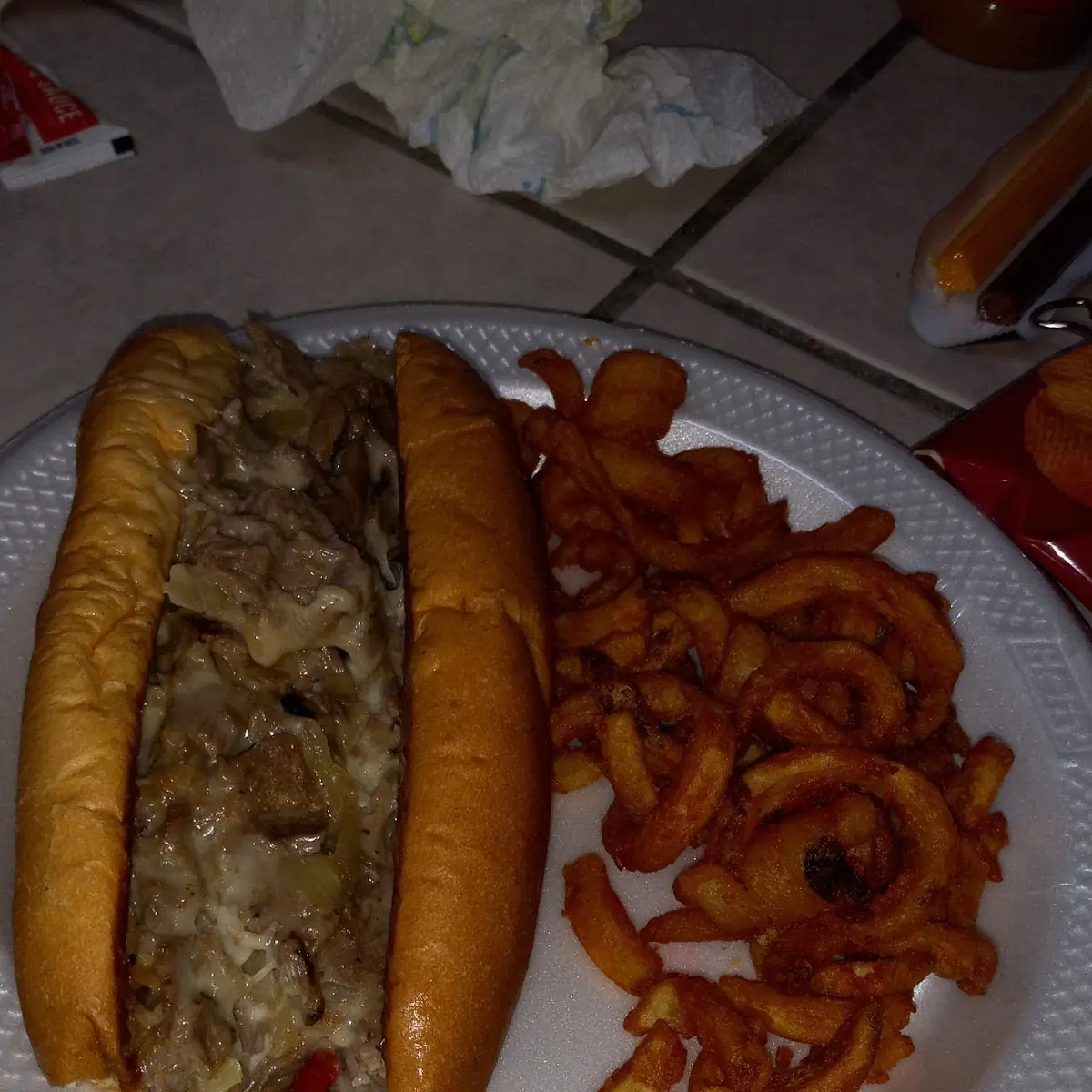 Prime Rib Cheese Steak & Fries