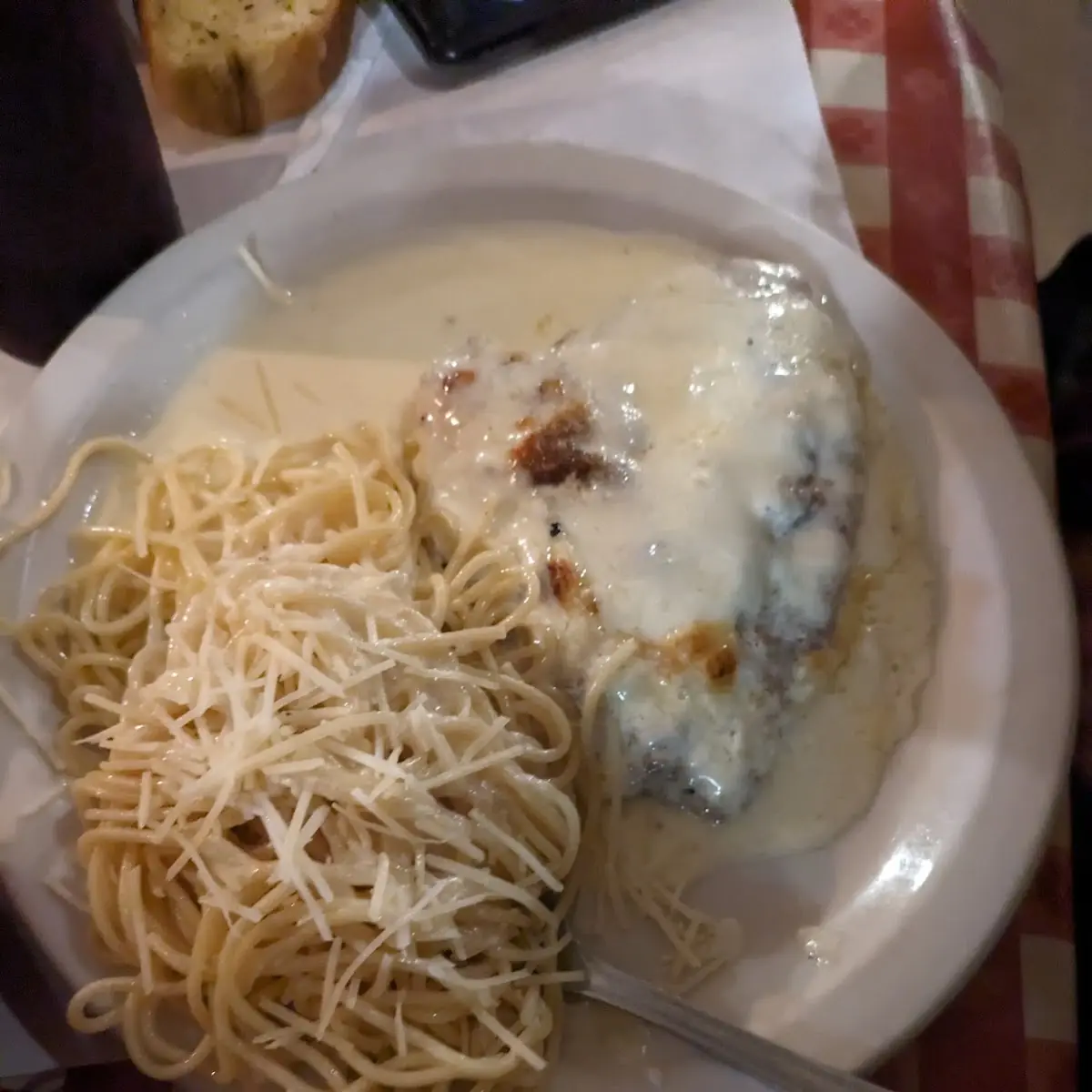 Alfredo Chicken Parmesan