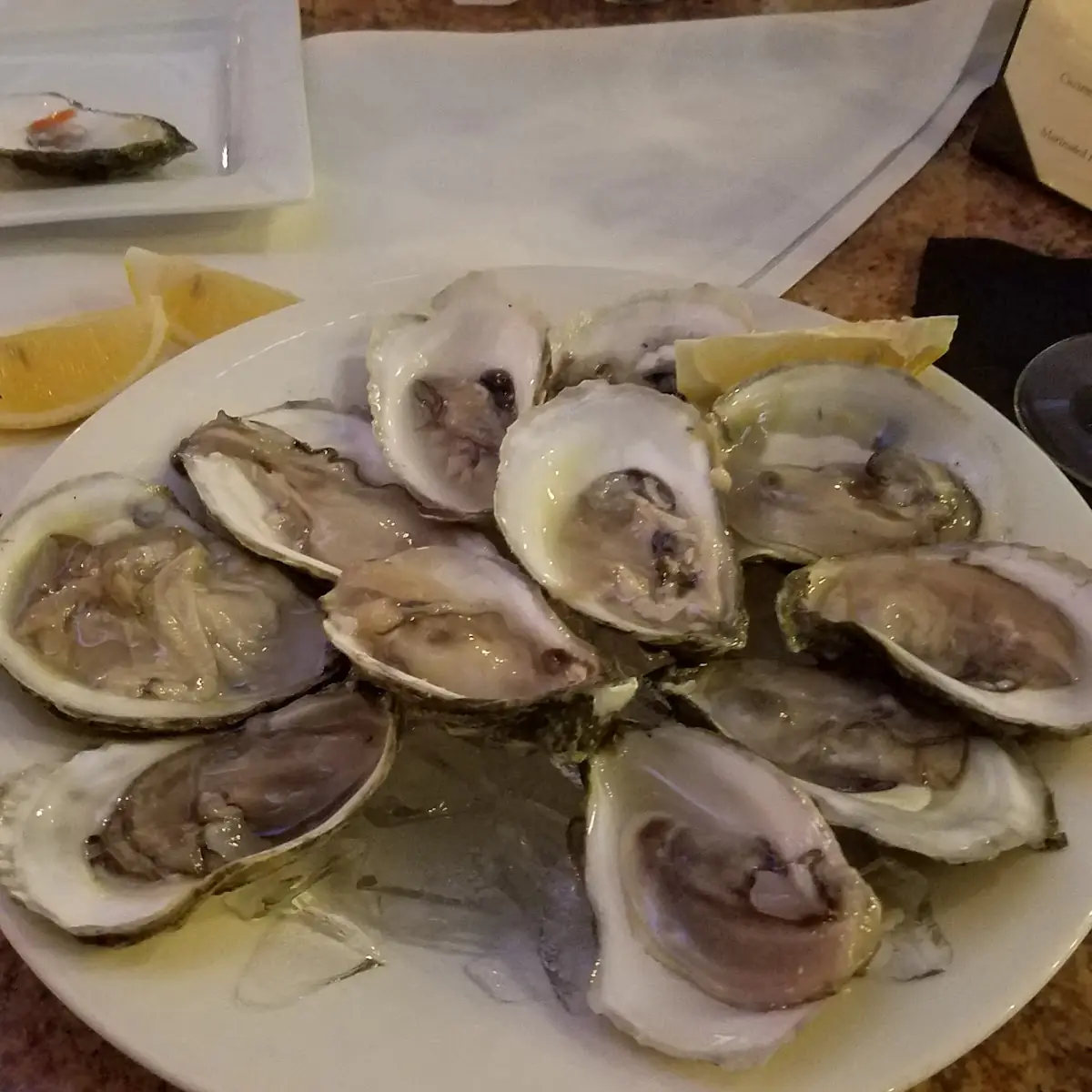 1 Oysters on the Half Shell