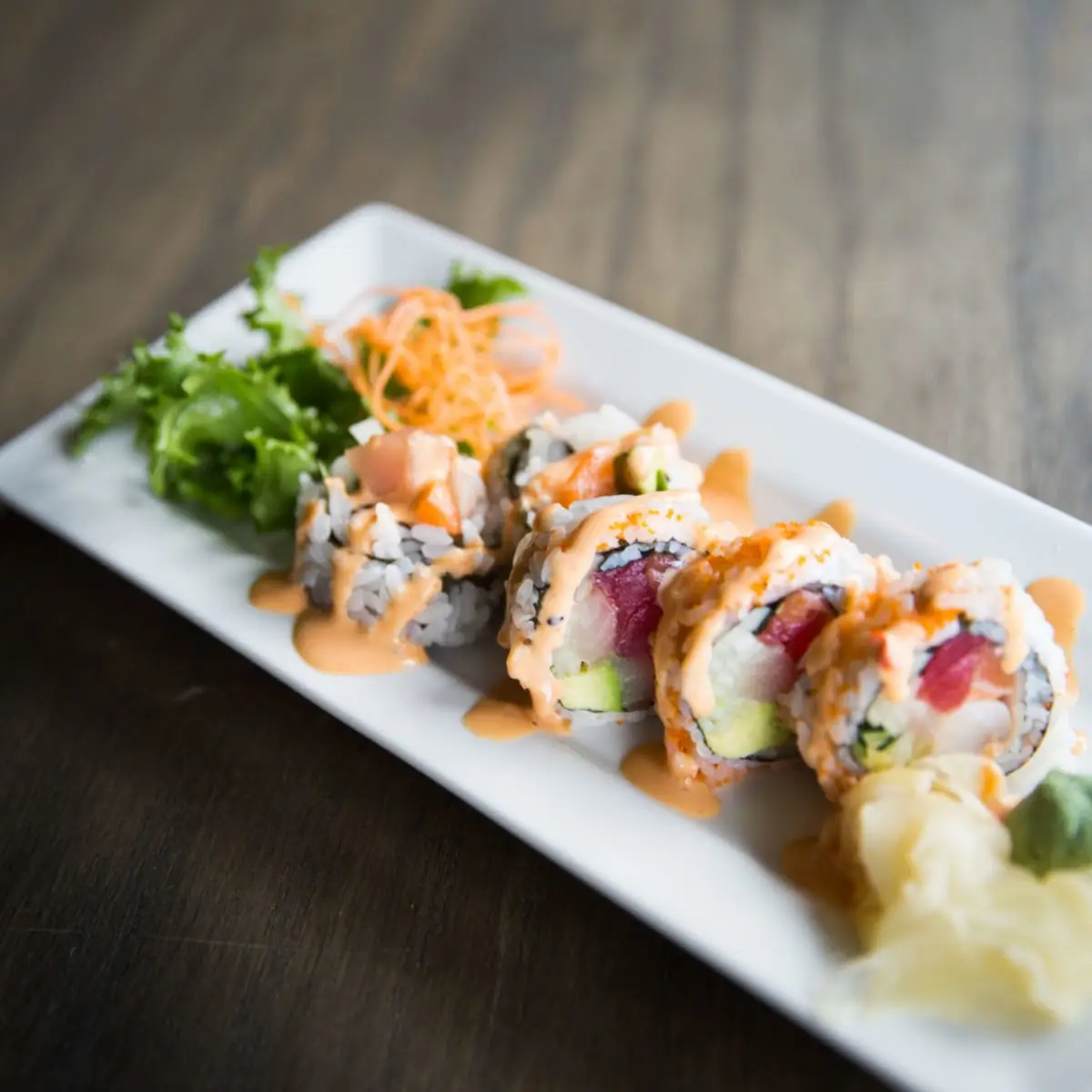 Columbia Roll & Spicy Salmon Roll