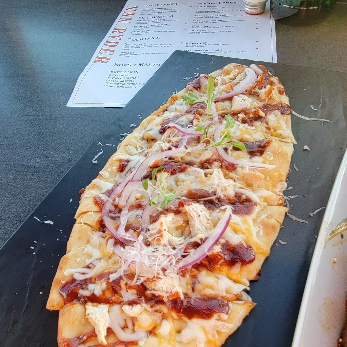 Ryde or Die Flatbread Pizza