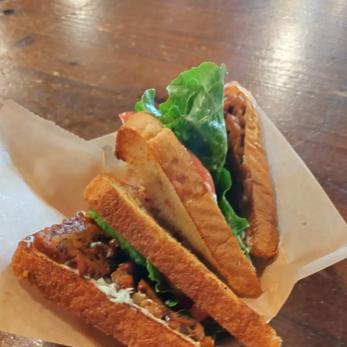 TLT Tempeh Bacon Lettuce & Tomato
