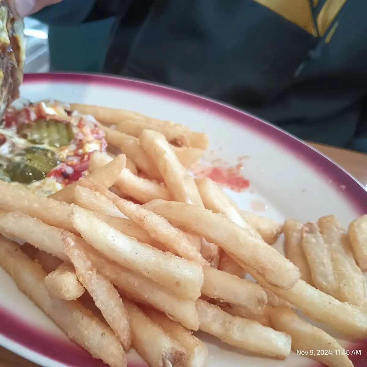 Burger and Fries