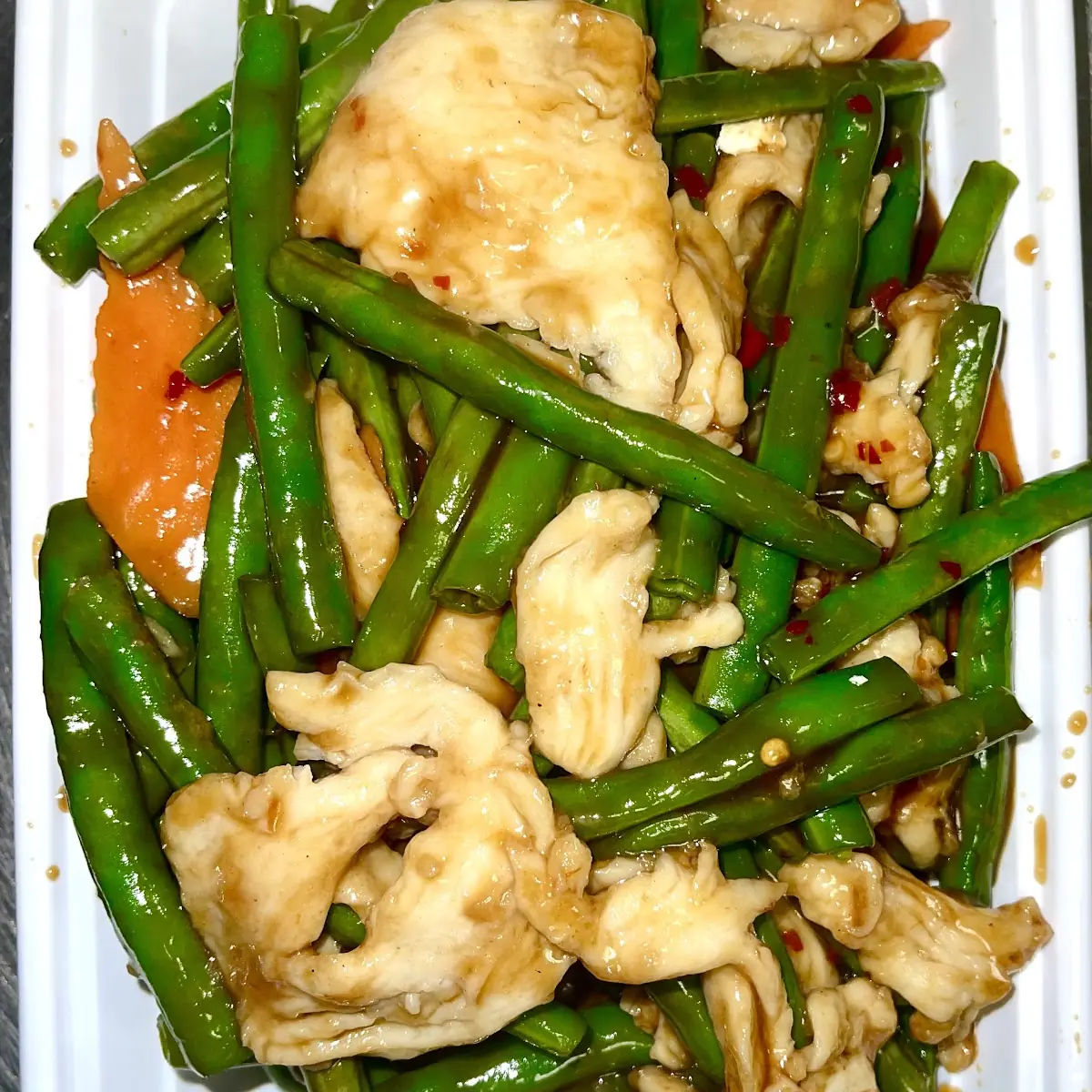 N3. Broccoli or String Bean with Garlic Sauce.