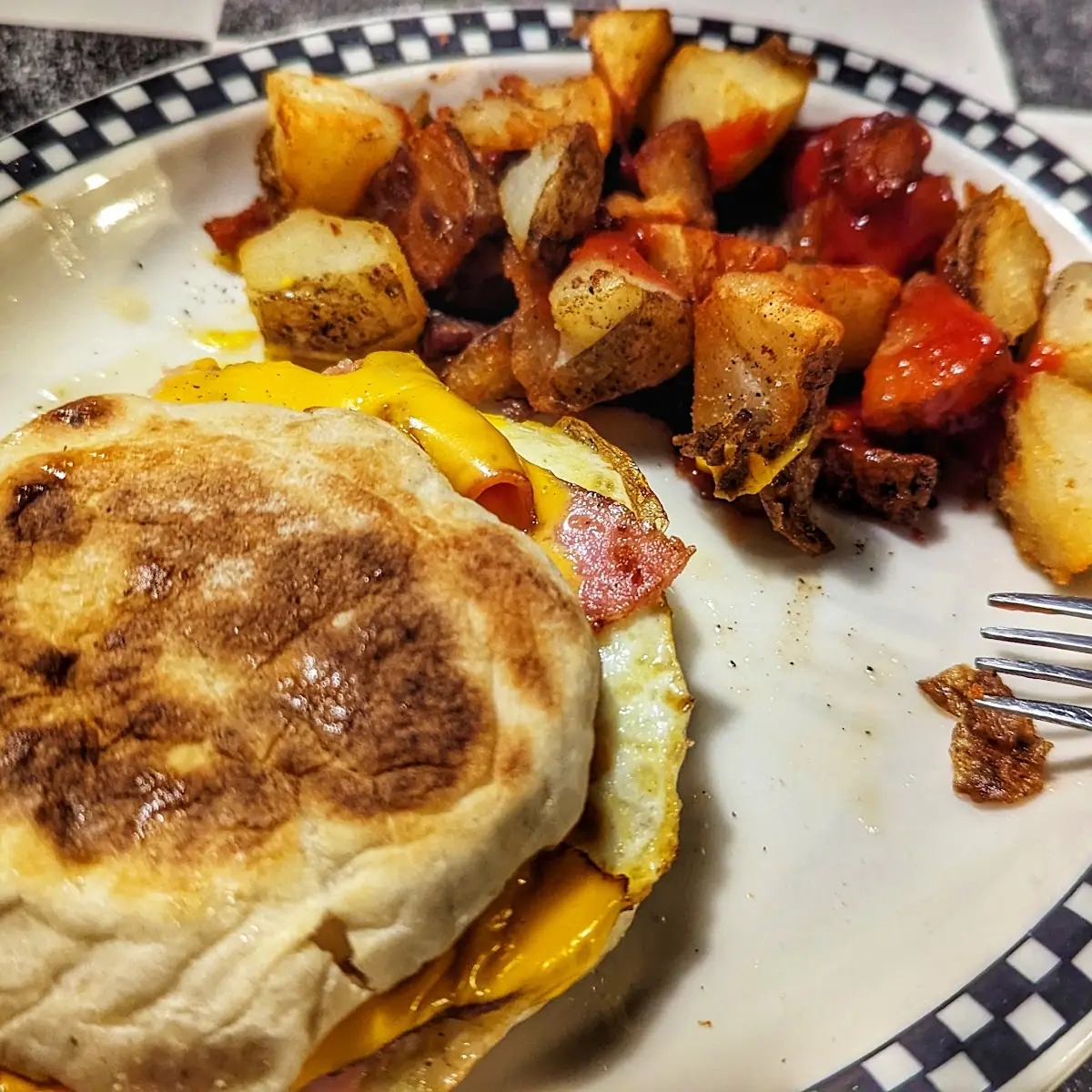 Egg Ham Cheese Breakfast Muffins