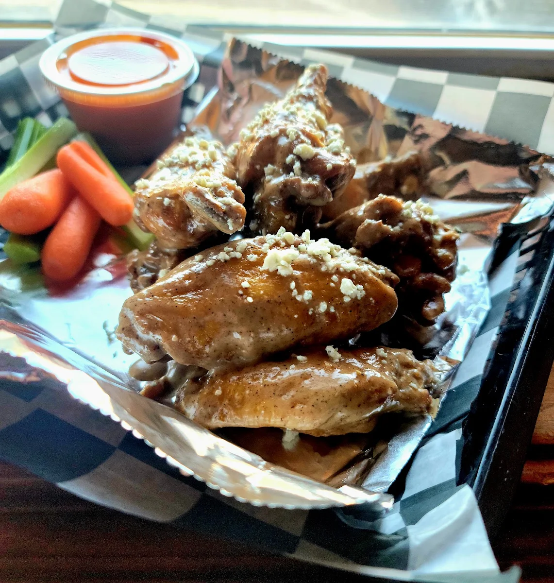 Reverse Wings Black Pepper Bluecheese