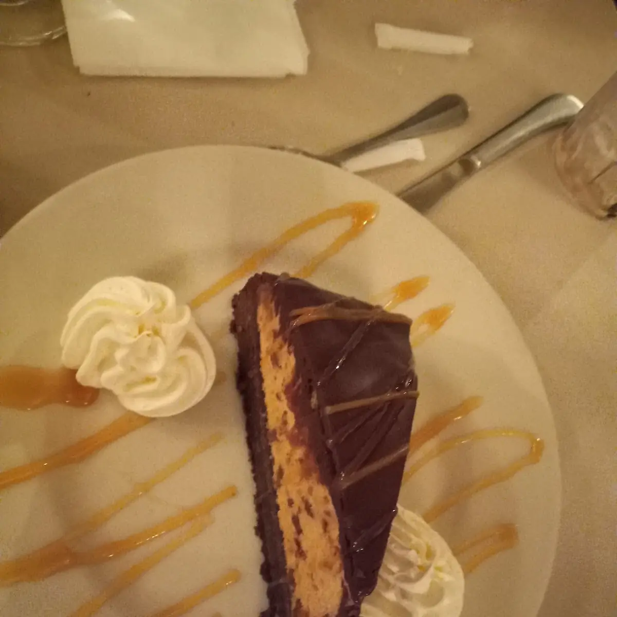 Chocolate Cake with Peanut Butter Mousse